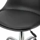 Кресло стул  "Eames MG-310 CH", хром, пластик черный, экокожа черная, 532925. Фото товара с разных ракурсов.