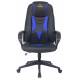 Кресло игровое Zombie 8 черный/синий искусственная кожа крестовина пластик. Фото товара с разных ракурсов.