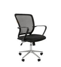 Офисное кресло Chairman 698 Россия TW-01 черный хром new