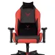 Кресло игровое Knight Neon черный/красный соты эко.кожа с подголов. крестов. металл. Фото товара с разных ракурсов.