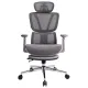 Кресло  PREMIUM "Evolution ER-700", подножка, слайдер, синхромеханизм, сетка, серое, 532948. Фото товара с разных ракурсов.