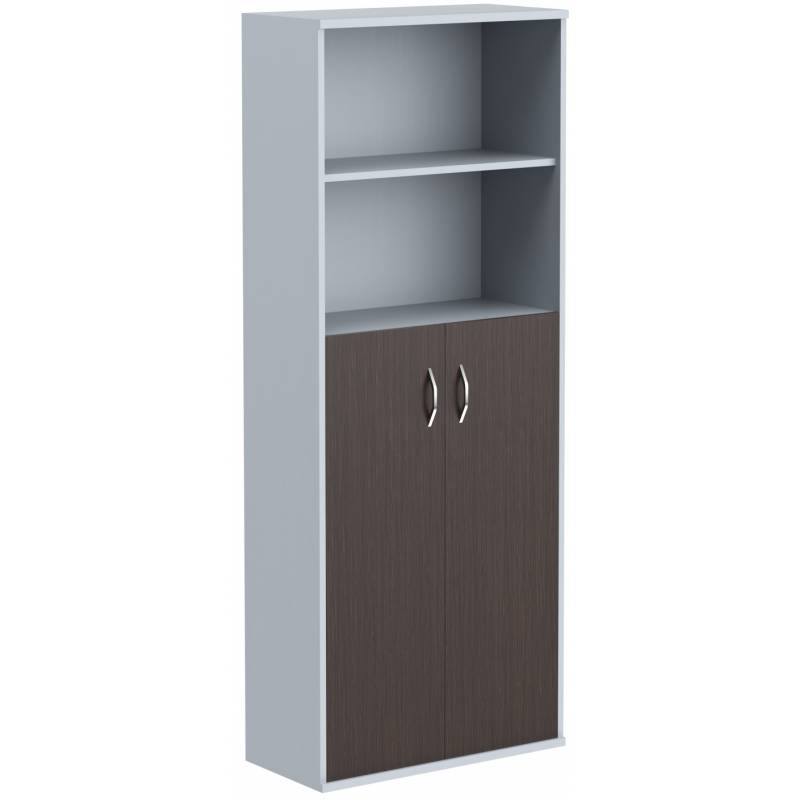 Шкаф с глухими средними дверьми СТ-1.6 Венге Магия/Металлик 770*365*1975 главное фото